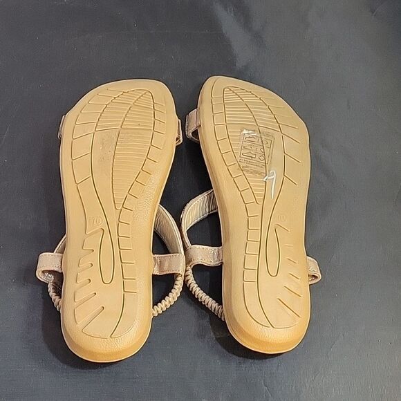 BRAND NEW ASHLEY BLUE  RHINESTONES EMBROIDERY ELASTIC BAND FISH MOUNT SANDAL - Picture 11 of 12